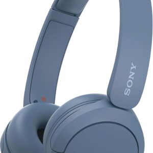 Auriculares de diadema inalámbricos Bluetooth Sony WH-CH520, sonido de , diseño ligero, 50 h de batería, carga rápida, ecualizador, llamadas nítidas, iOS y Android